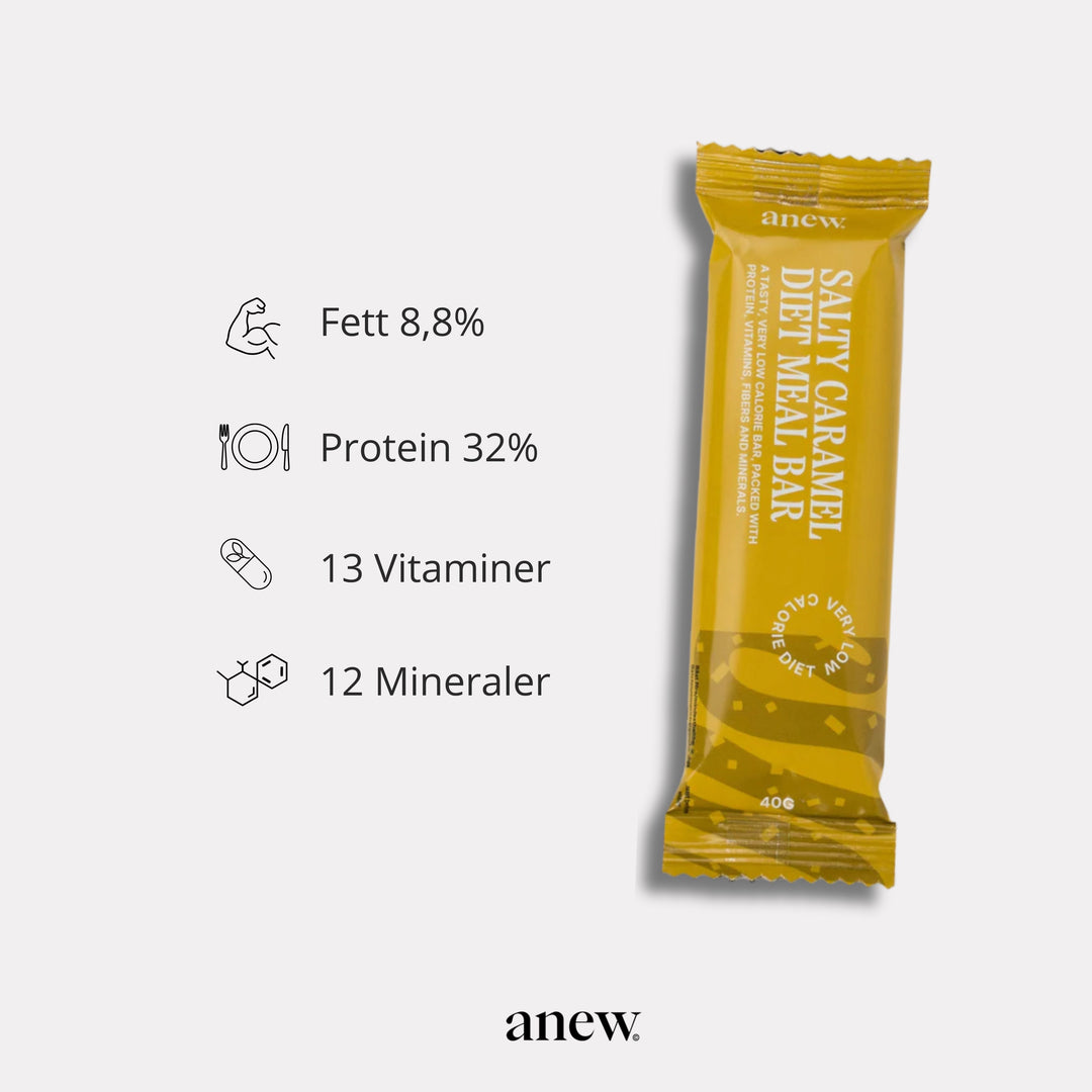 Anew VLCD Diet Meal Bar - Salty Caramel